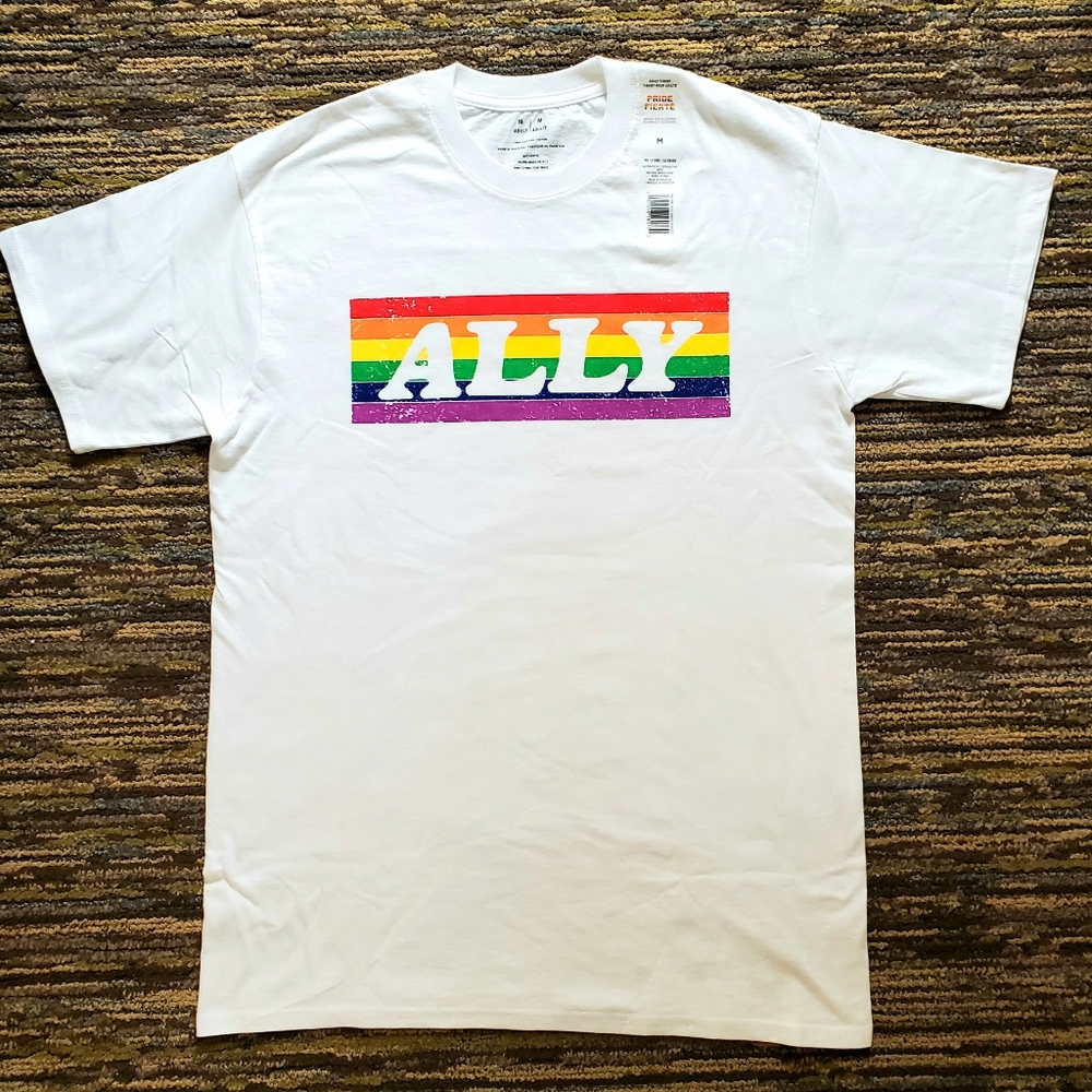 NWT. Unisex ALLY 🏳️‍🌈 Tee